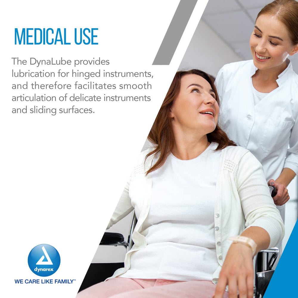 Dynarex DynaLube applied during device insertion.