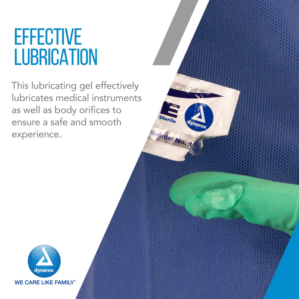 Dynarex DynaLube sterile packaging ensures safety.