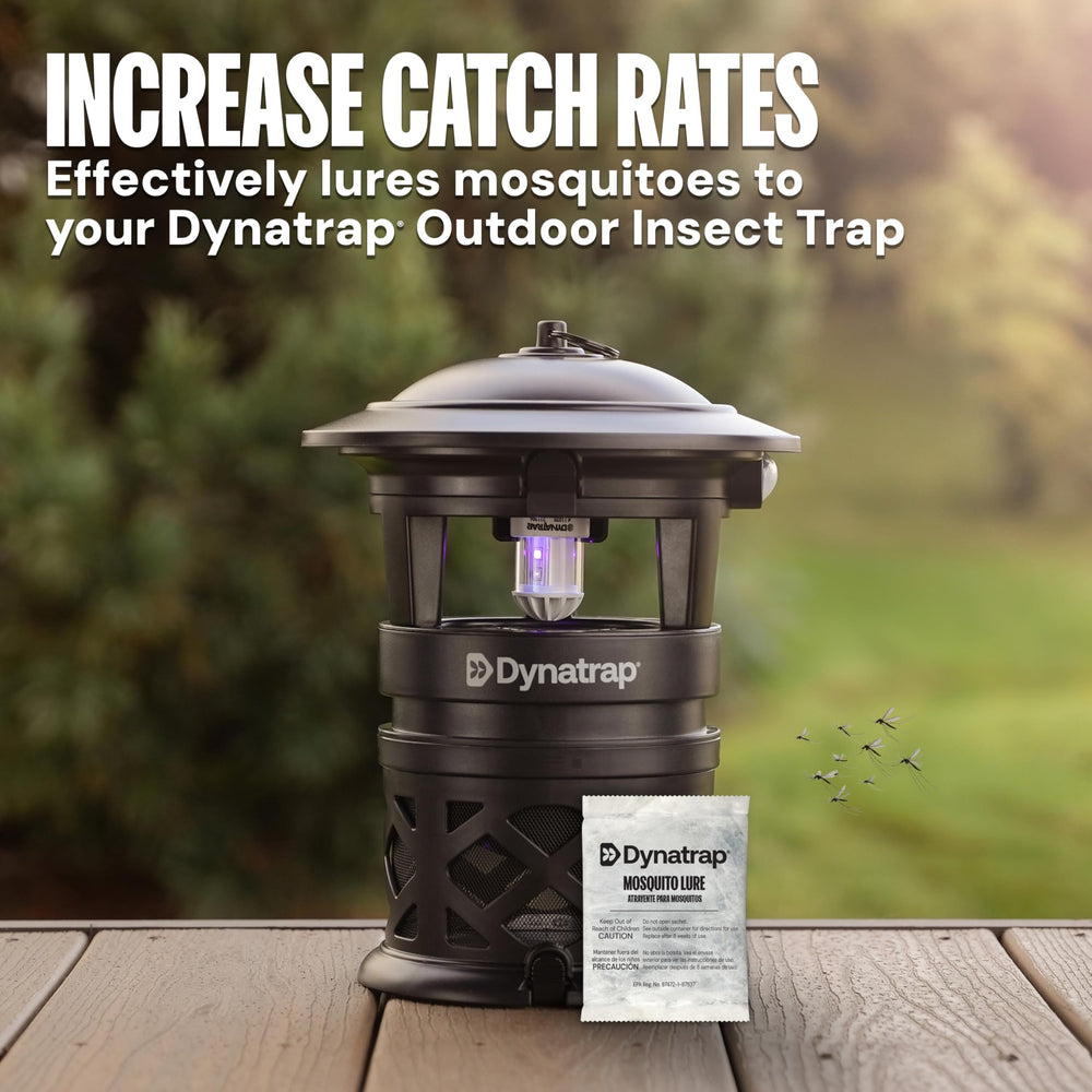 DynaTrap Mosquito Lure Sachet boosts attraction across any Dynatrap model.