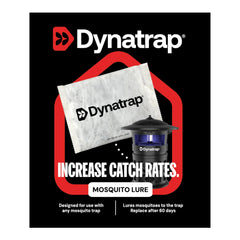 DynaTrap Mosquito Lure Sachet attracts more mosquitoes to the outdoor trap.