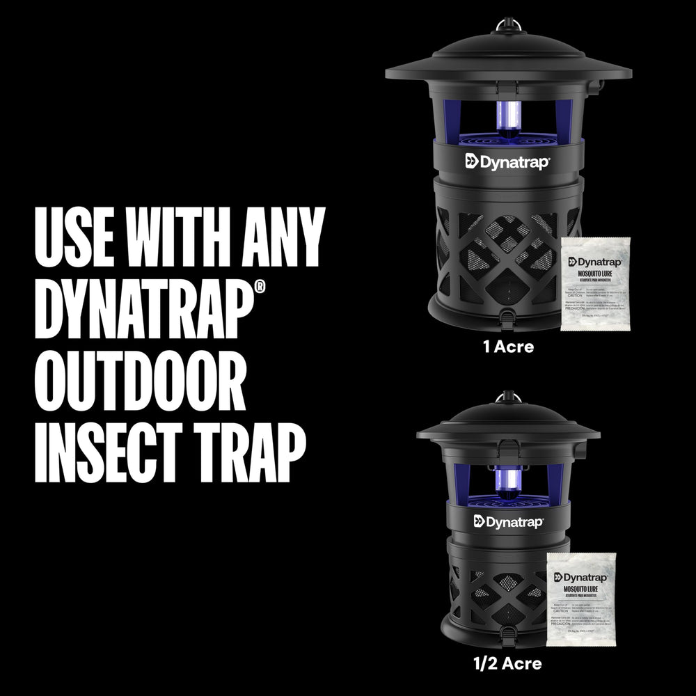 DynaTrap lures Yellow Fever and Dengue mosquitoes outdoors.