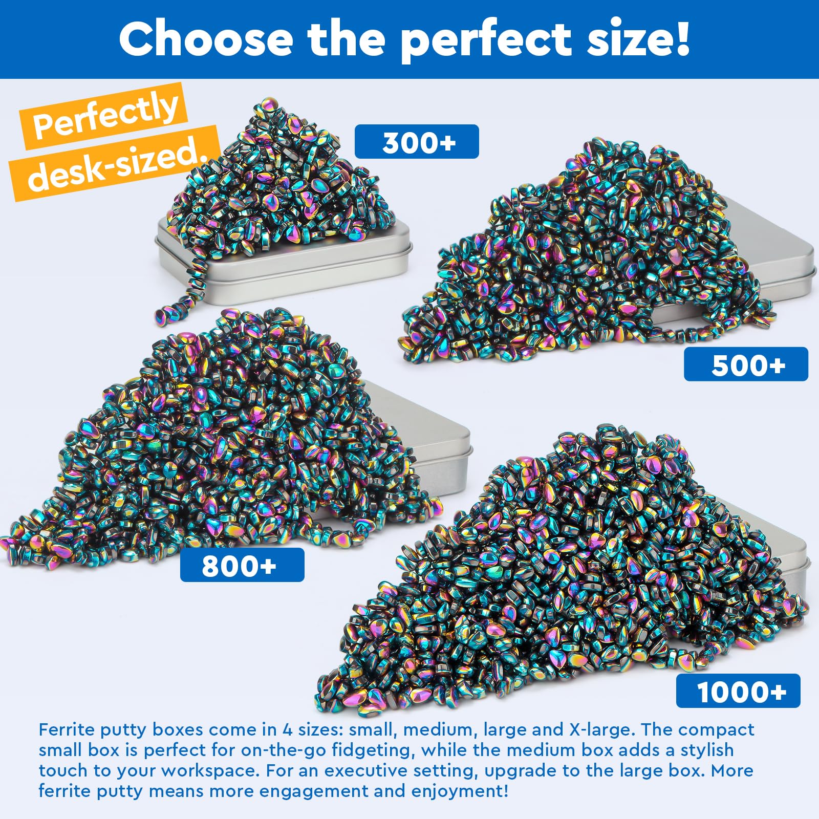 DYRDM ferrite stones gift packaging highlighting thoughtful stocking stuffer appeal.