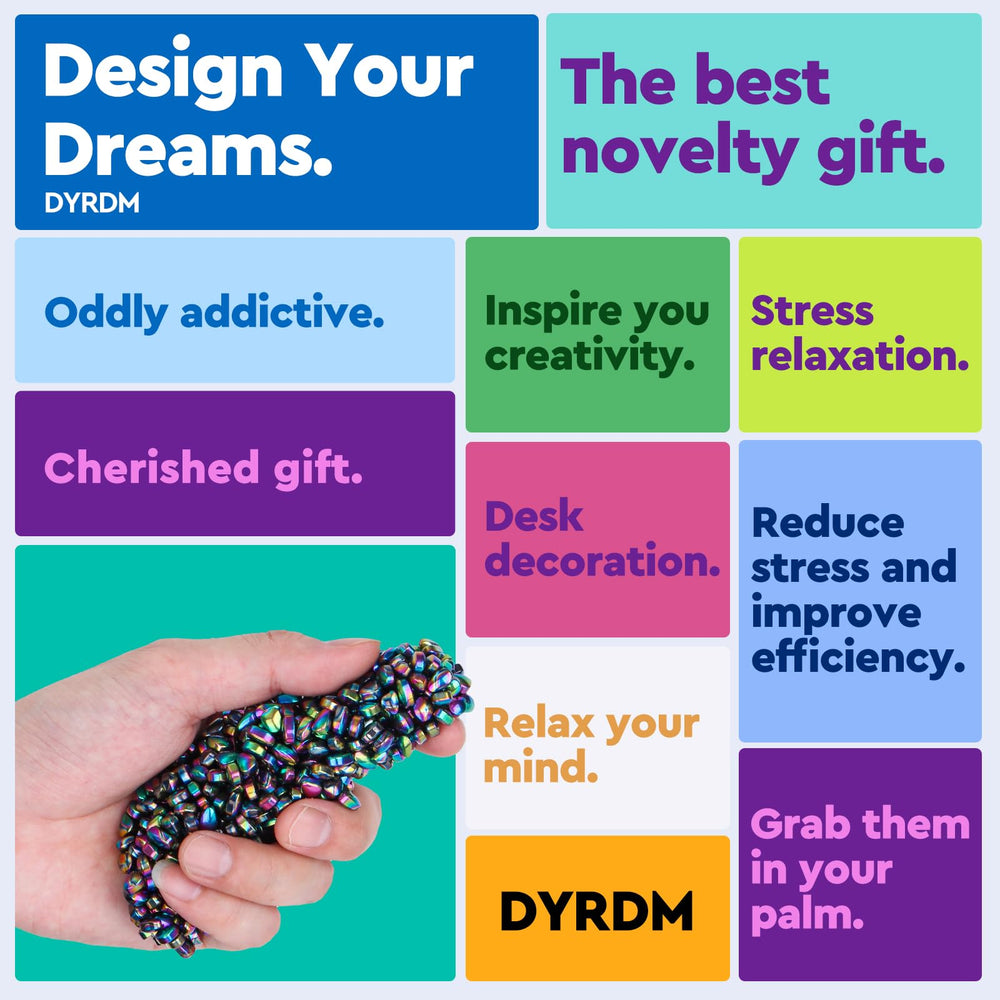 DYRDM multi-use relaxation tool for stress management and desk breaks.