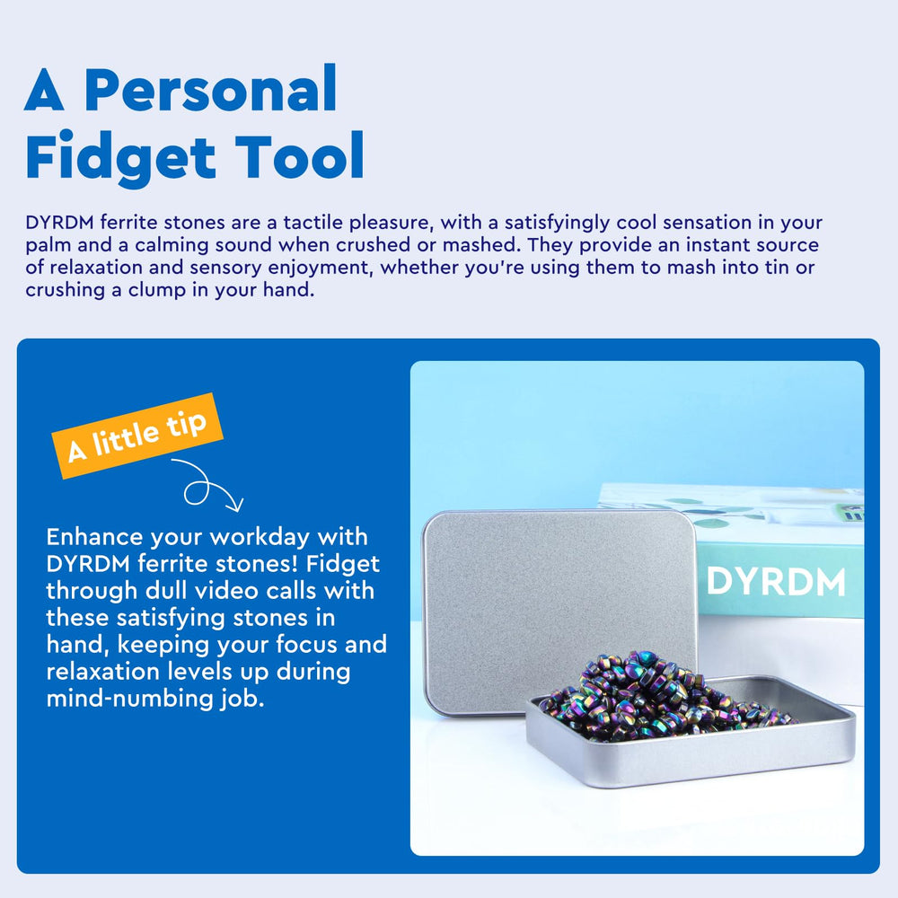 DYRDM office desk stress relief tool shown for practical, discreet use during tasks.