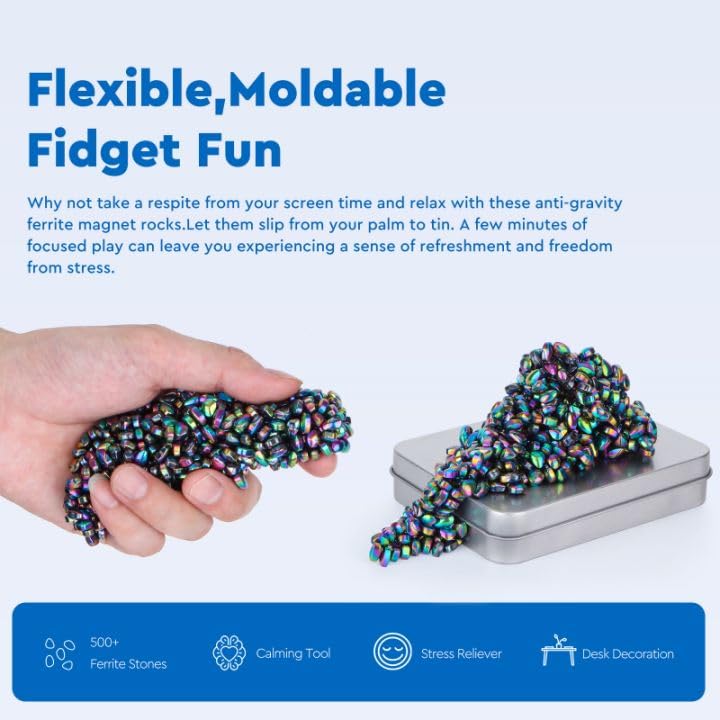 DYRDM putty stone texture closeup highlighting durable ferrite pieces for long-lasting enjoyment.