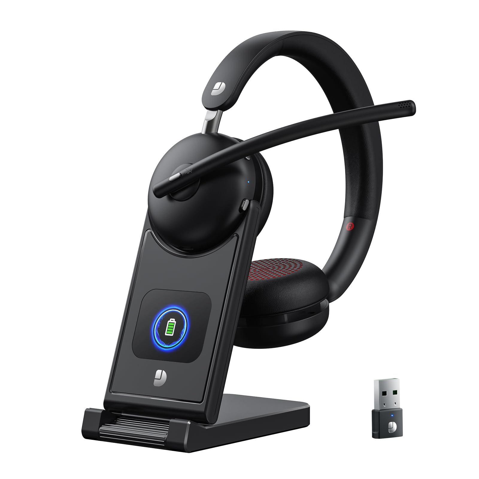 Dytole headset with compact fold design for portable travel and daily calls.