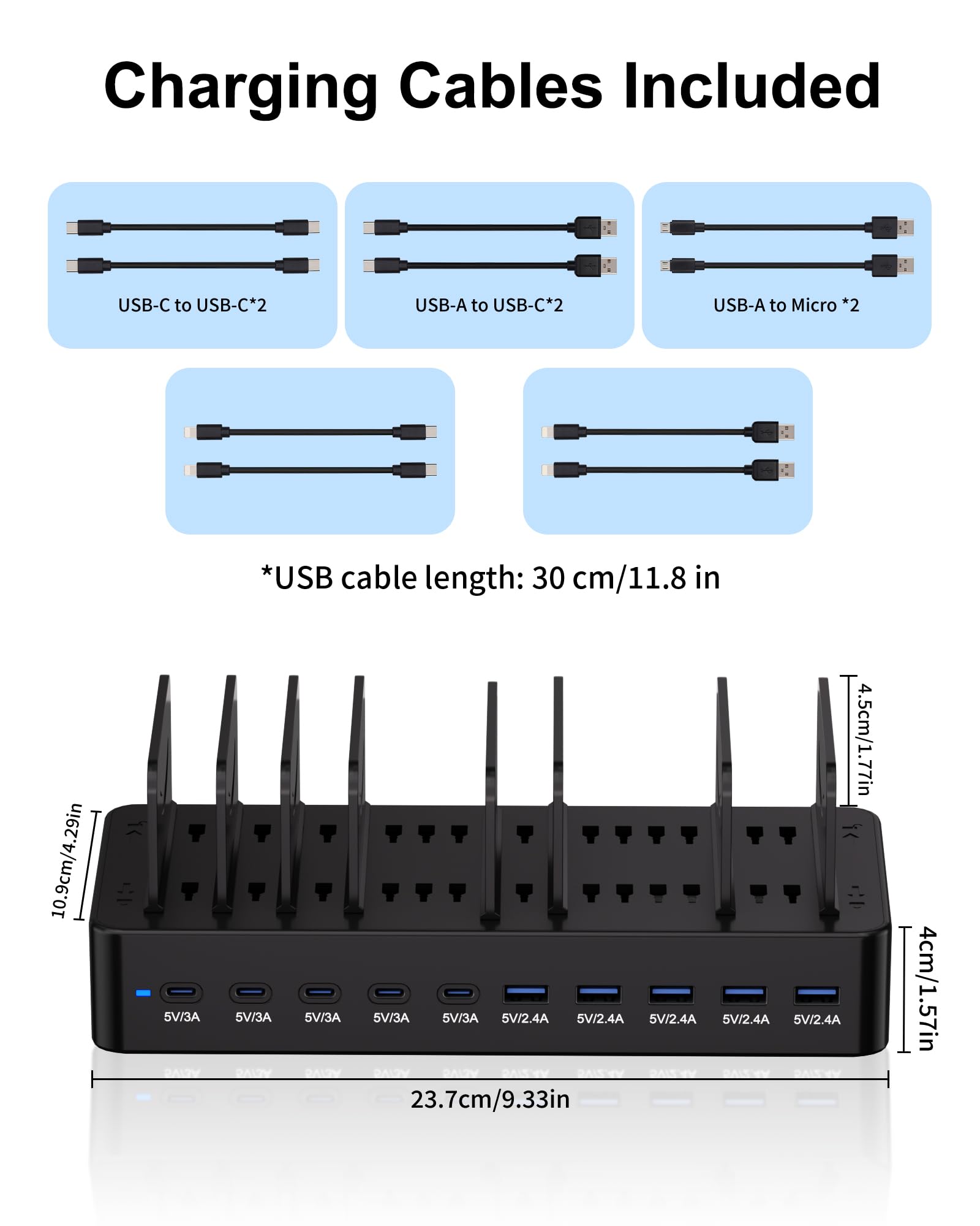 Dywcdnice durable design keeps cords tidy in busy environments.