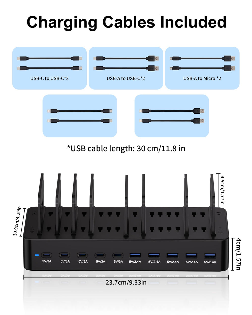 Dywcdnice durable design keeps cords tidy in busy environments.