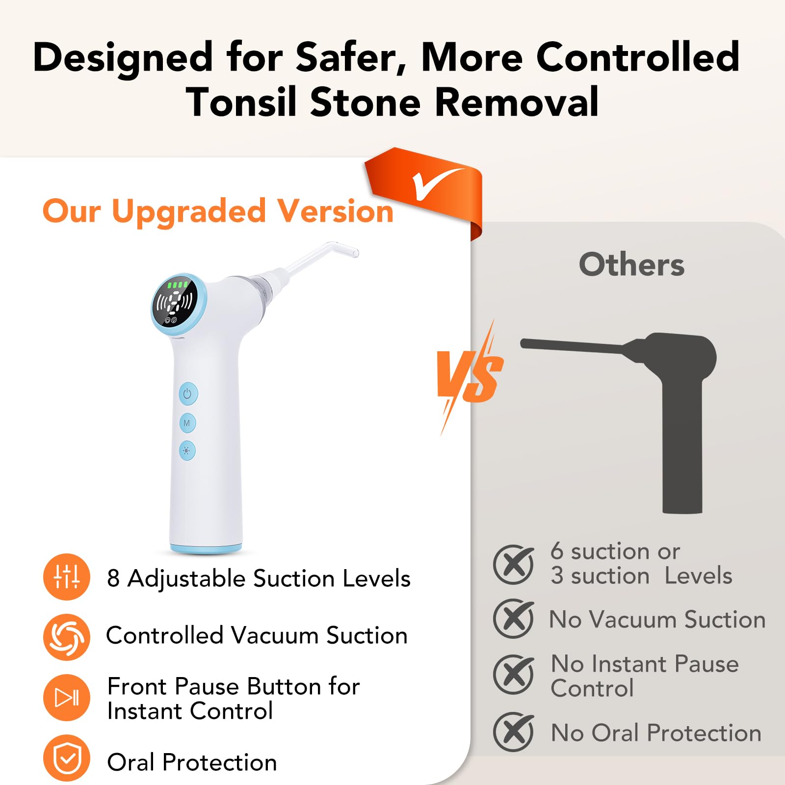 DZDarren BPA-free medical-grade materials protect oral tissues during cleaning