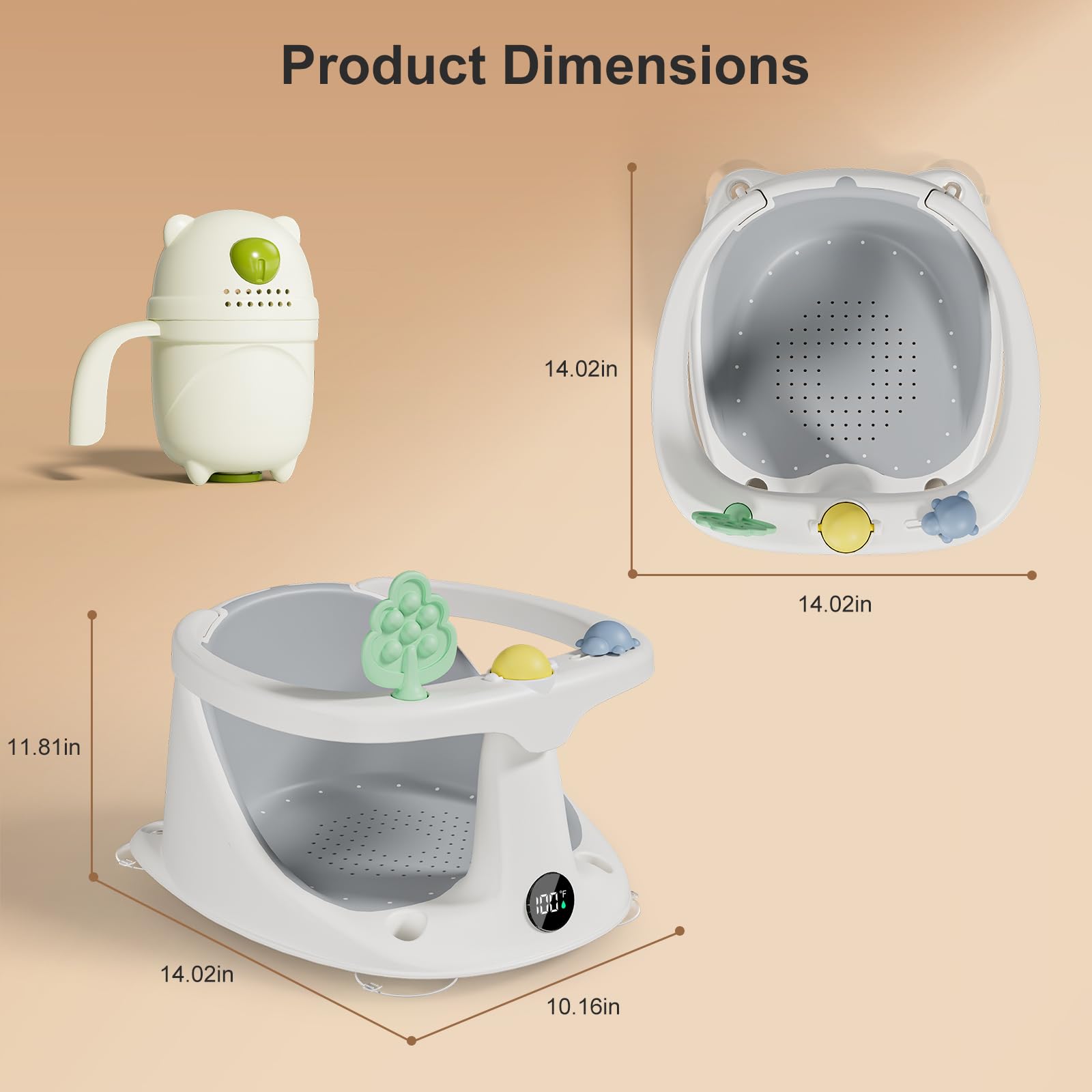 DZMDIP in-tub usage demonstrates easy bonding time for caregiver and baby