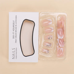 DZPGUONIZ jelly glue stickers kit for quick, secure nail application