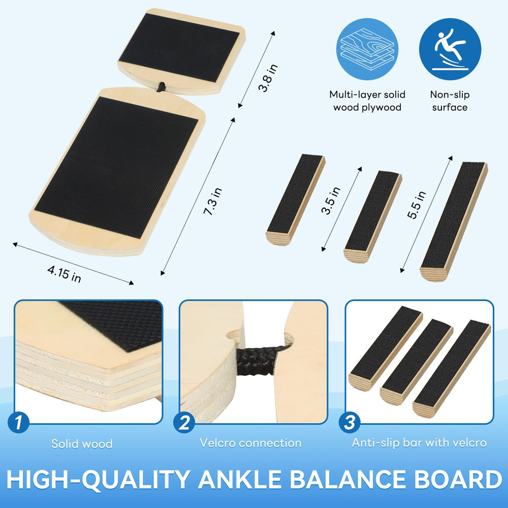 DZSYWL ankle balance board portable and foldable for travel workouts.