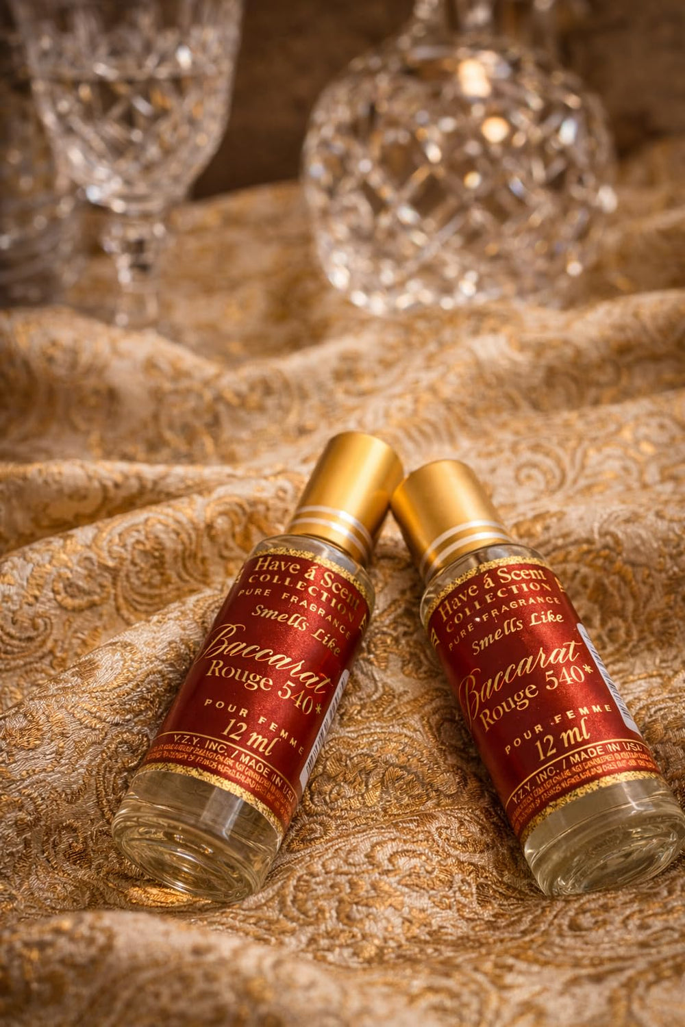 E de B Baccarat Rouge 540 oil perfume worn on wrist demonstrates versatility.
