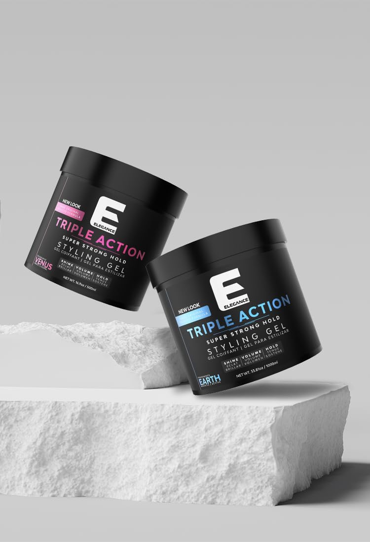 E Elegance Earth Fragrance gel stays flake-free with a clean, weightless feel