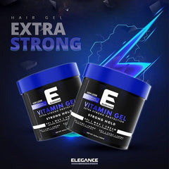 Elegance Vitamin Gel hair shine close-up reveals natural luster