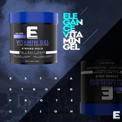 Elegance Vitamin Gel strong hold keeps style in place all day