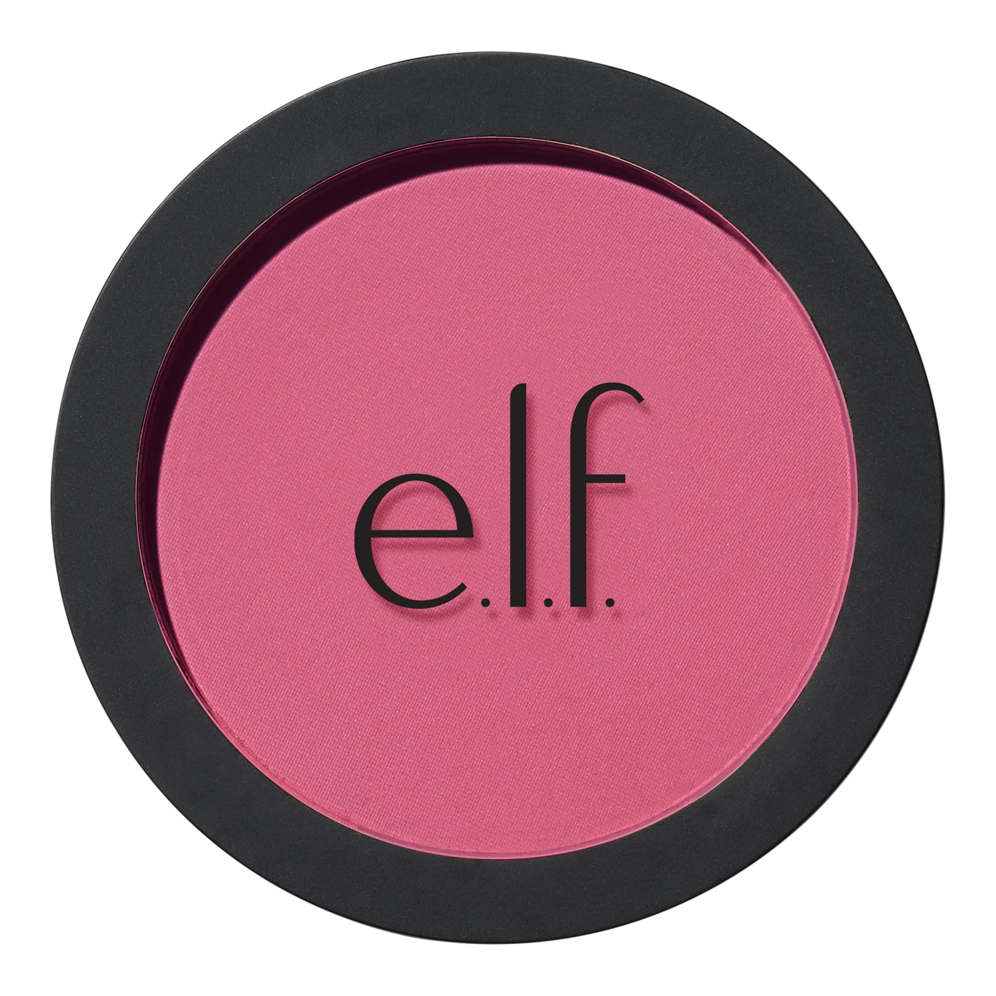 e.l.f. primer-infused matte blush pan with smooth, buildable color.