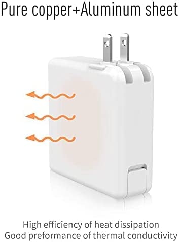 Built‑in heat sink helps keep the charger cool during use.