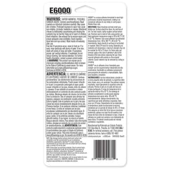 E6000 clear adhesive close-up shows transparent bond suitable for glass and ceramic projects.