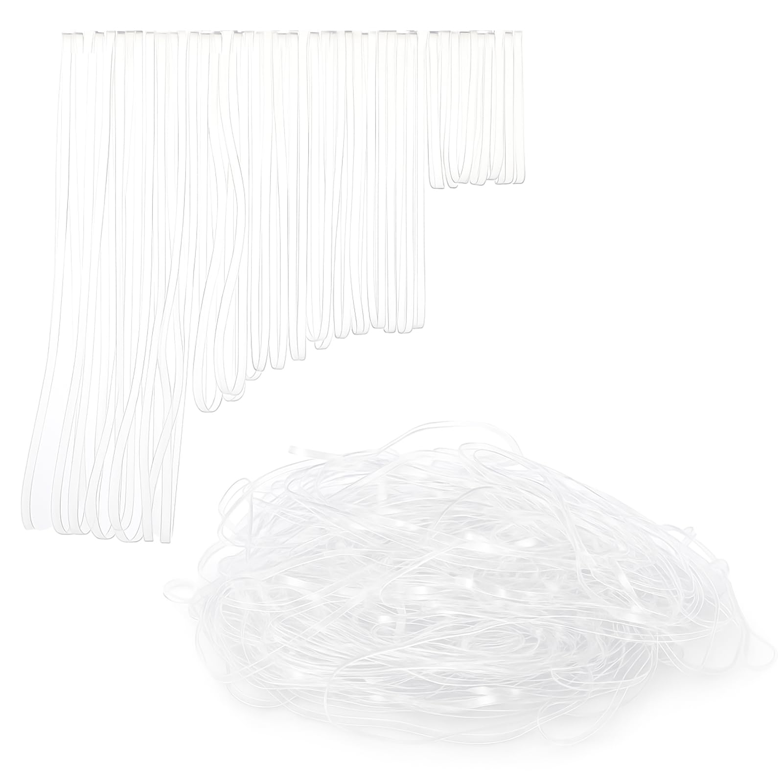 Eaasty transparent connectors stay hidden on metallic or pastel balloons.