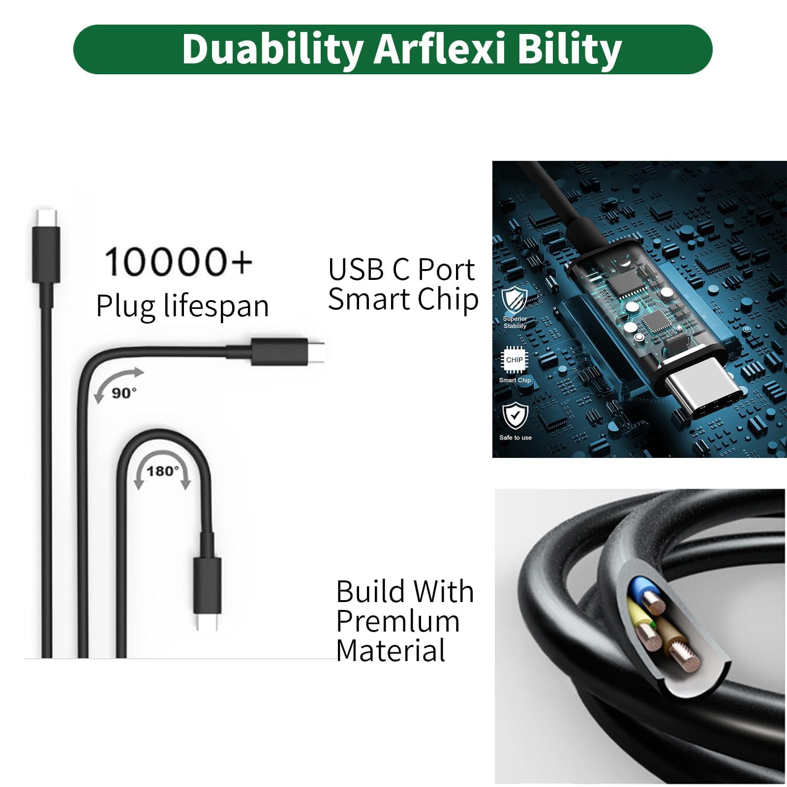 Eafinesy Chromebook 3100 USB-C charger for quick boosts