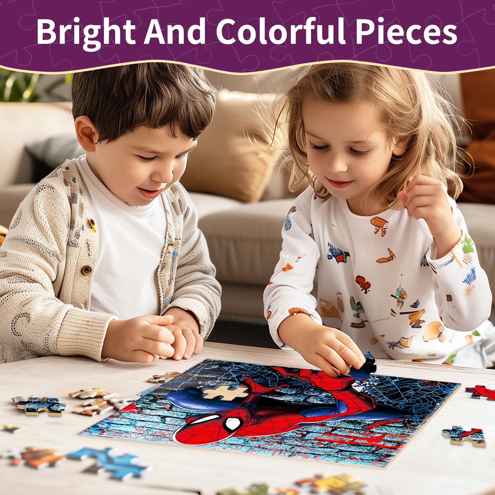 Eagarch colorful designs aid color recognition and engagement.