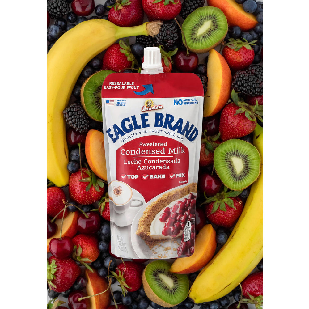 Eagle Brand product with no artificial flavors for versatile sweetness.
