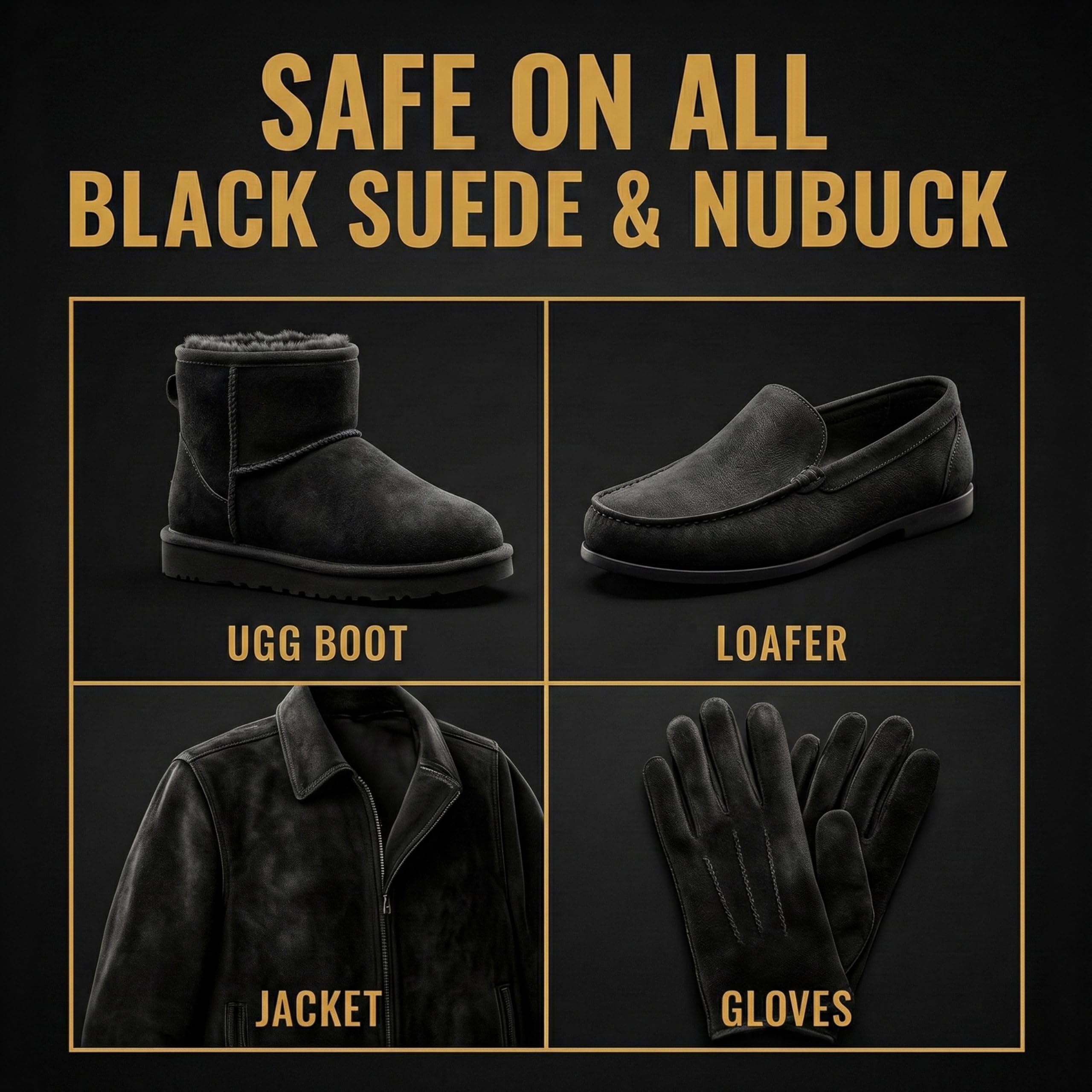 Eagle Suede Dye Kit works on shoes, boots, jackets, and purses for color refresh.