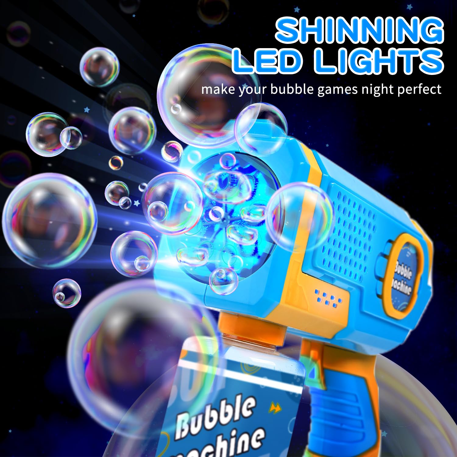 EagleStone bubble gun enhances weddings and celebrations with bubbles.