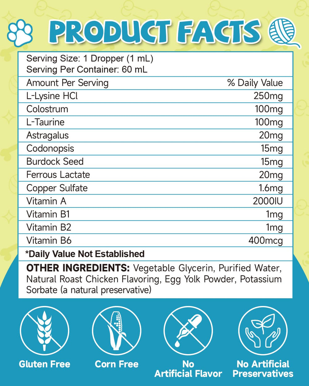 Eagou Diary L-Lysine suitable for kittens and adult cats