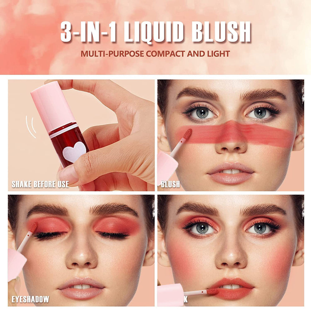Eakroo lip tint warm nude shade on lips for everyday wear