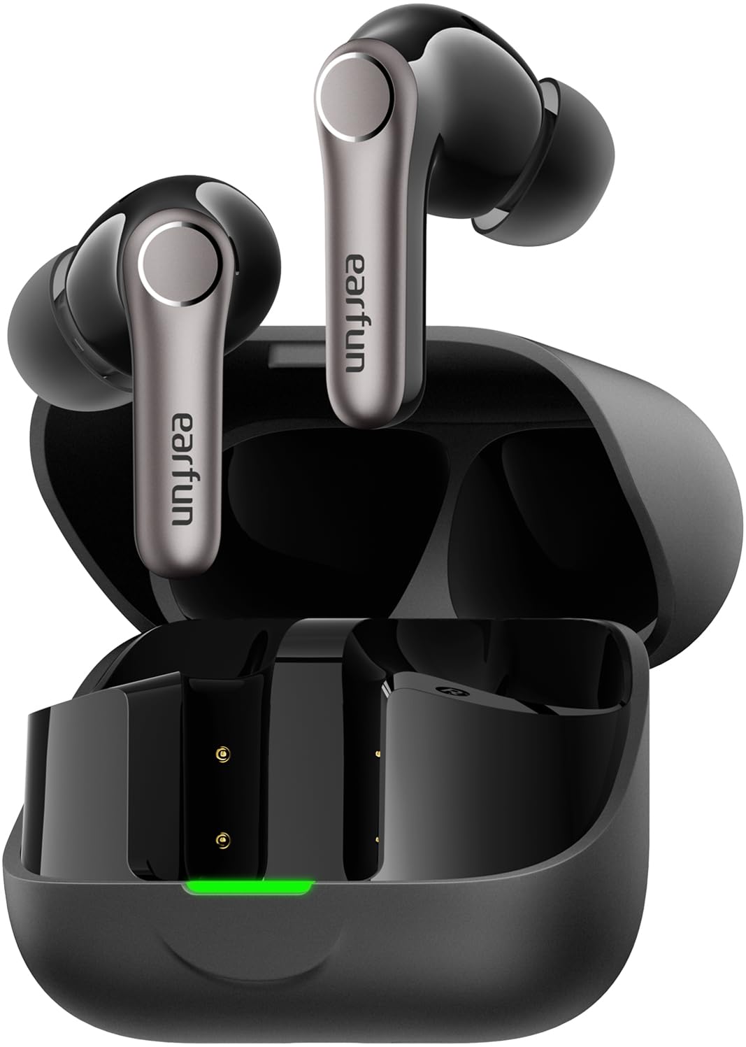 EarFun Air Pro 4+ case close-up reveals premium build and charging features
