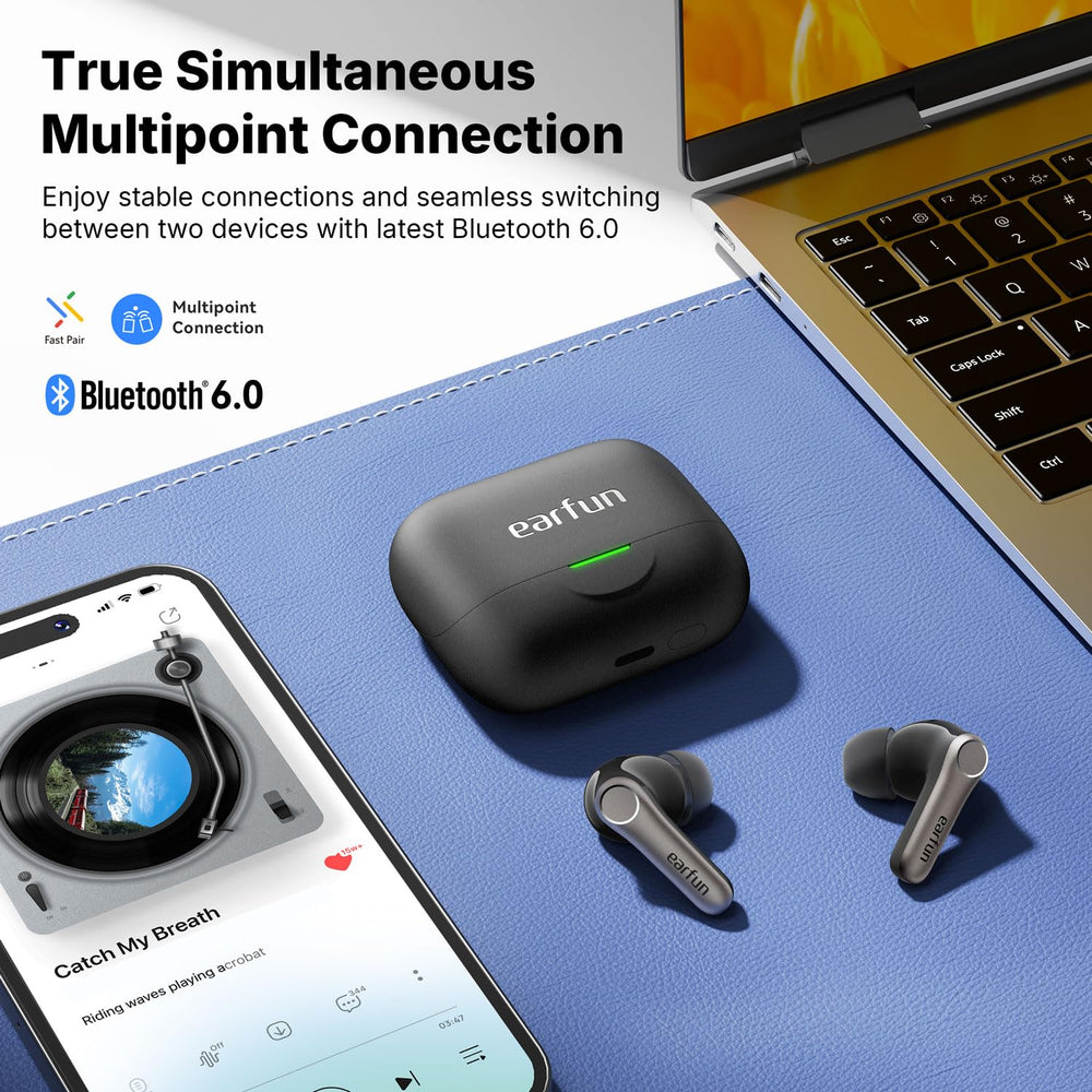 Up to 54 hours total playback with the charging case