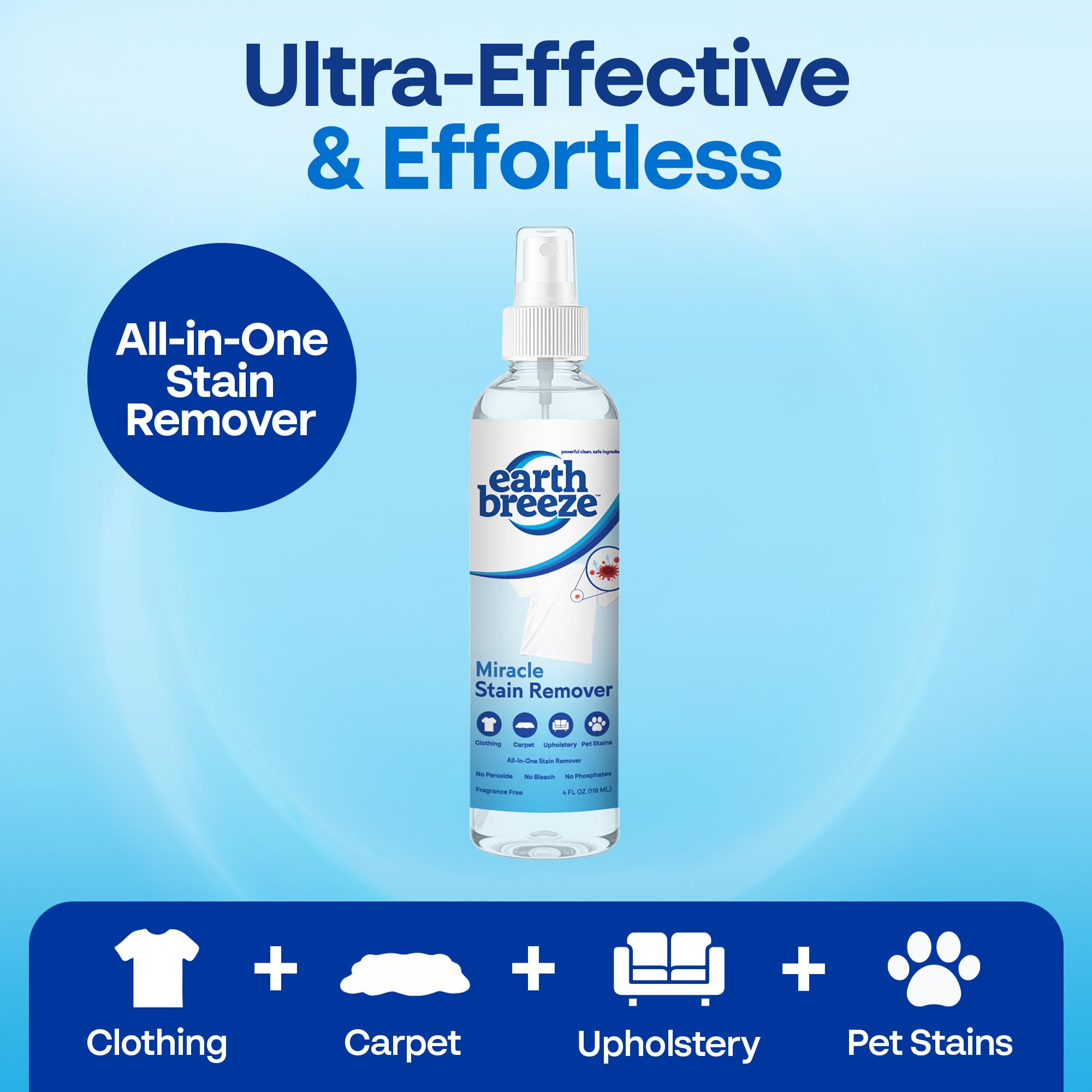 Earth Breeze Carpet and upholstery cleaning showing stain lifting