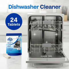 Earth Breeze cleaner tablet helps neutralize interior odor for a fresher dishwasher.