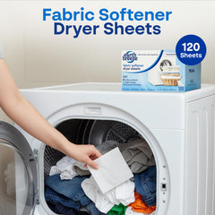 Earth Breeze wrinkle-reduction sheet keeps towels and shirts looking smoother.