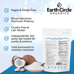 Earth Circle Organics coconut milk powder boosts smoothie creaminess