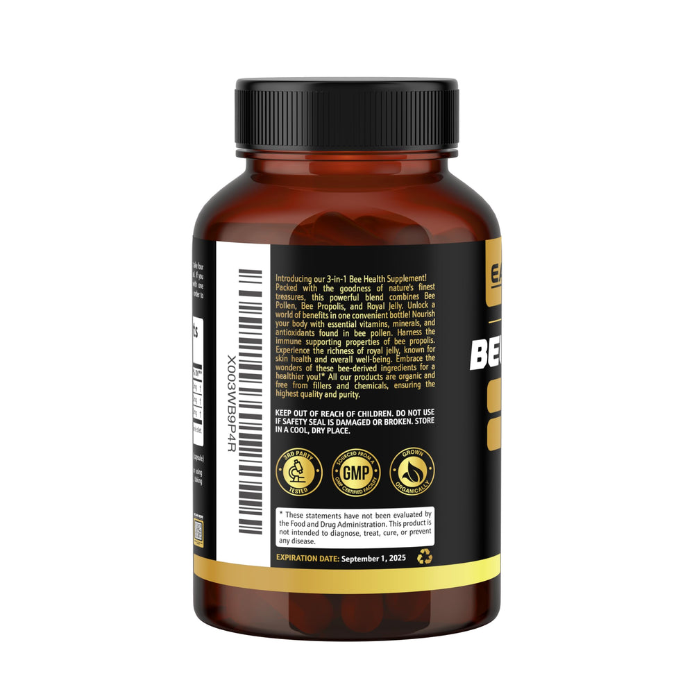 Earth Elixir 3-in-1 blend promotes natural energy and vitality through bee-derived nutrients