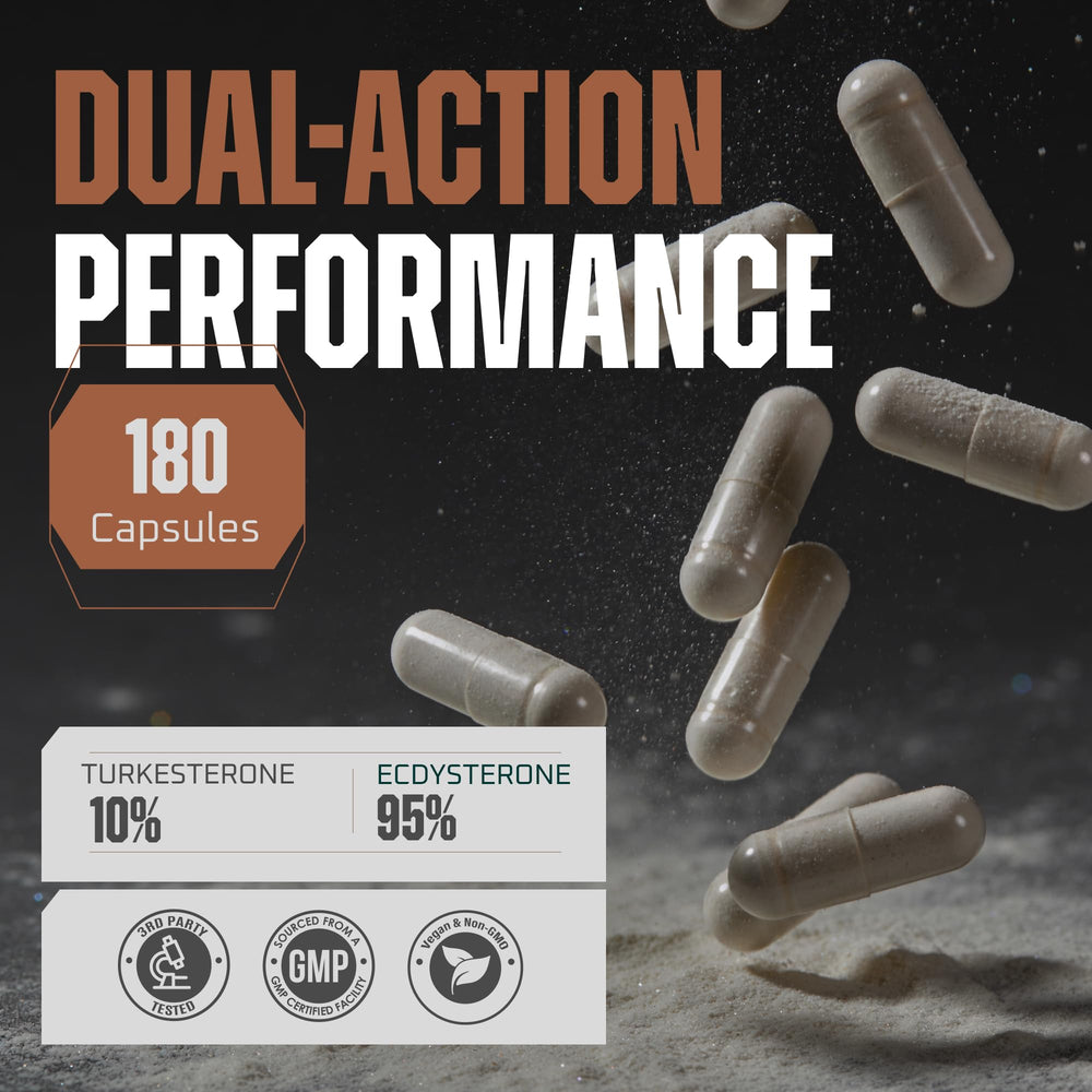 Packaging view of Earth Elixir Turkesterone & Ecdysterone emphasizing USA-made quality