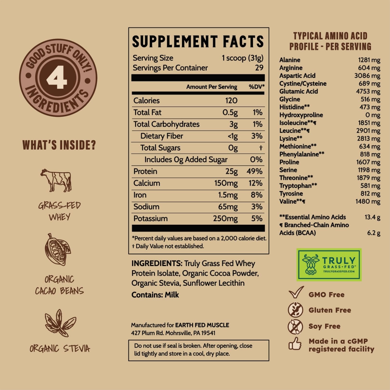 Earth Fed Muscle Shakeup athlete training bottle ready for workouts