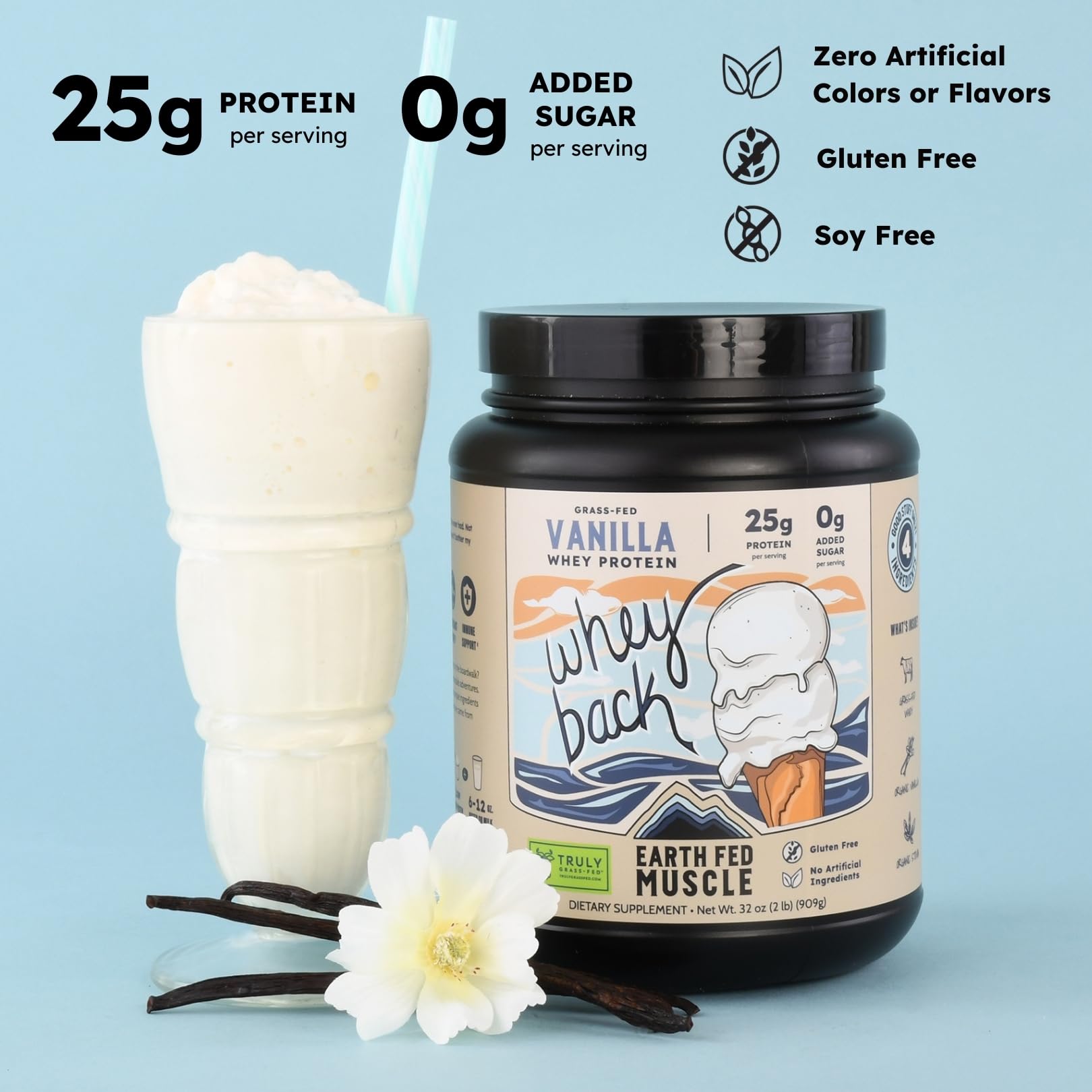 Scoop included ready to mix with water or milk for post-workout recovery