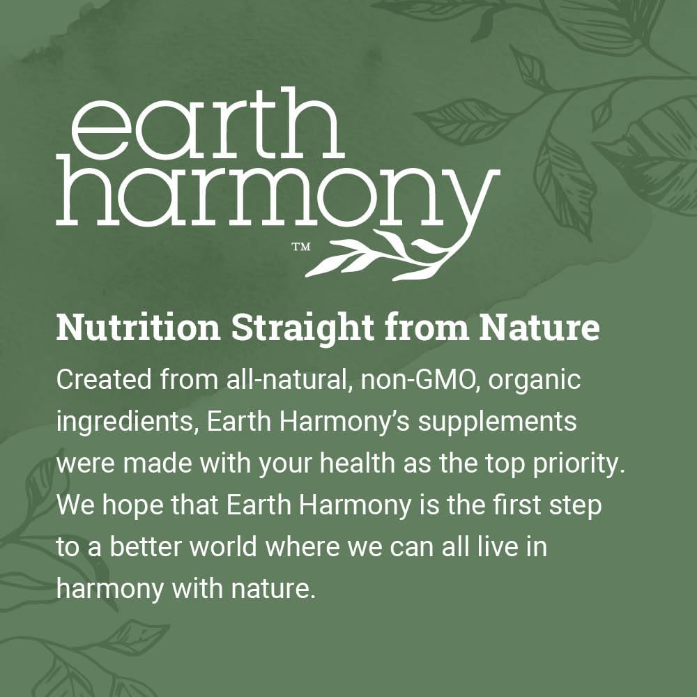 Earth Harmony Naturals 120-capsule bottle for easy daily magnesium support