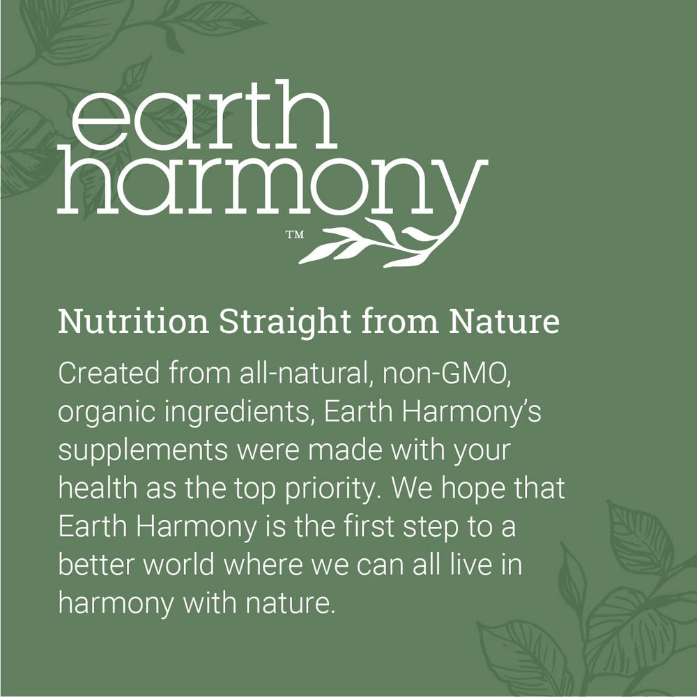 Earth Harmony Naturals Lions Mane capsules neatly on the shelf.