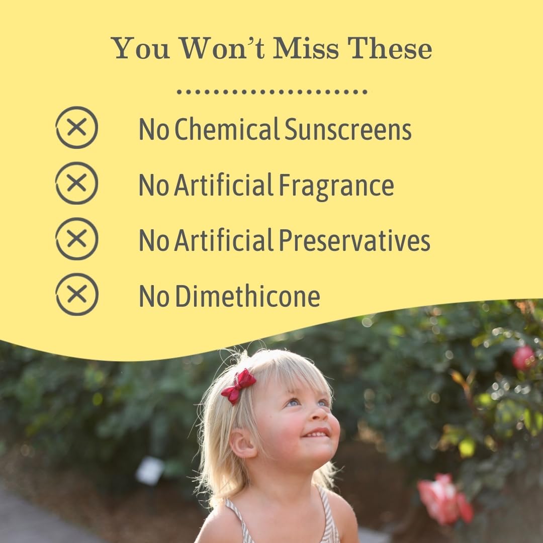 Earth Mama Mineral Sunscreen Stick demonstrates 40-minute water resistance for outdoor play.