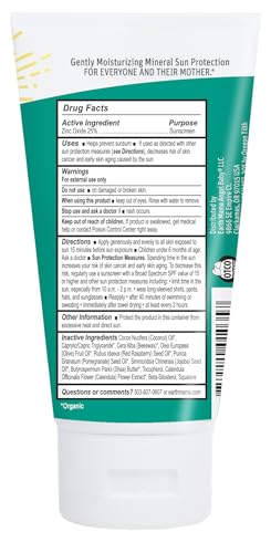Certifications badge and testing marks on Earth Mama product packaging
