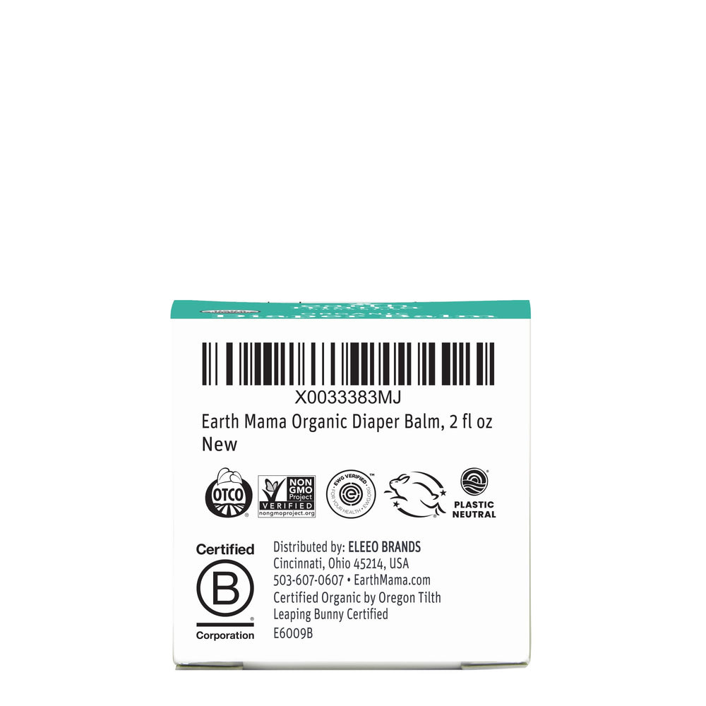Earth Mama Diaper Balm skin-folds care keeps sensitive areas protected.
