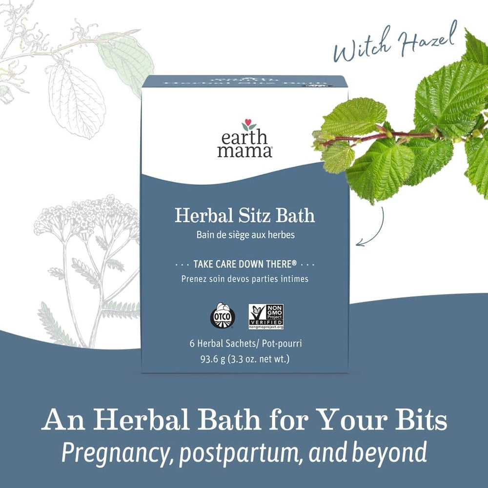 Padsicles prepared with Earth Mama Herbal Sitz Bath solution for cooling relief
