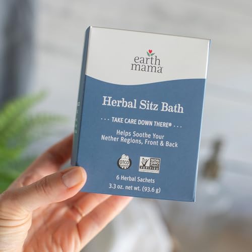 Postpartum self-care routine featuring Earth Mama Herbal Sitz Bath
