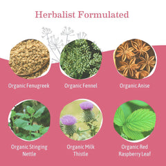 Milkmaid Tea packaging label showcasing organic certification.