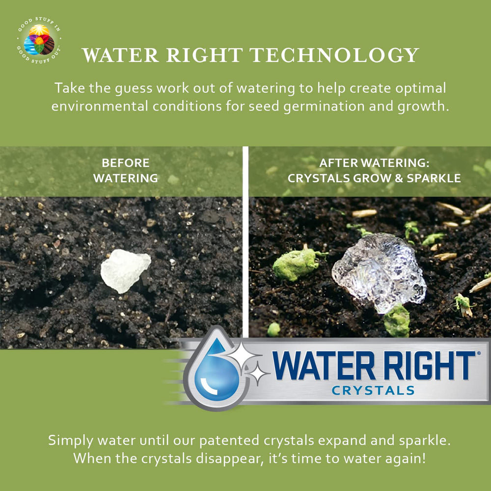 Earth Science eco-friendly, non-GMO blend for garden safety.